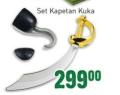 Super Vero Set Kapetana Kuka, mač kuka i povez