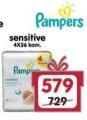 Aksa Pampers Sensitive vlažne maramice, 4x56