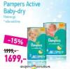 Lilly Drogerie Pampers Active baby dry pelene