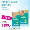 Lilly Drogerie Pampers Active baby dry pelene