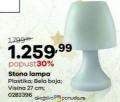 Home Center Stona lampa plastika, bela