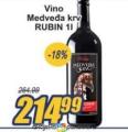 Aman doo Crveno vino Medveđa krv Rubin, 1L