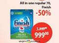 MAXI Finish All in 1 tablete za mašinsko pranje posuđa, 70/1