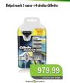 Univerexport Brijač Gillette Mach 3 razor sa 4 uloška