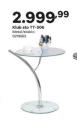 Home Center Klub sto TT-306, metal i staklo