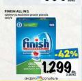 Roda Finish All in 1 tablete za mašinsko pranje posuđa, 100/1