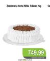 Univerexport Zamrznuta torta Milka Frikom, 2kg