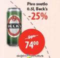 MAXI Becks pivo svetlo u limenci, 0,5l