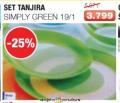 Metalac Set tanjira Luminarc Simply Green, 19 kom