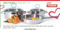 Metalac Set inox posuđa Metalac Aria, 3/1