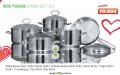Metalac Set inox posuđa Metalac Aria, 5/1