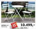 Vitorog salon nameštaja Baštenski set Bistro 1+2