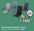 JYSK d.o.o  Kamperska stolica Trondheim
