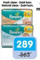 Aksa Pampers vlažne maramice, 2x64