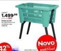 Home Center Korpa za veš sa mehanizmom za izvlačenje nogu