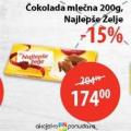 MAXI Najlepše želje mlečna čokolada, 200g