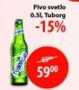 MAXI Tuborg Svetlo pivo 0.5l