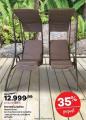 Home Center Baštenska dvosed ljuljaška sa metalnim ramom