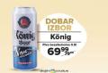 MAXI Konig pivo u limenci, 0,5l