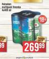 Dis market Heineken pivo svetlo u limenci, 4x0,5l