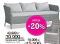 Emmezeta Baštenska sofa trosed Saint Tropez