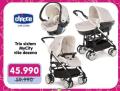 Aksa Chicco trio sistem MyCity kolica, nosiljka, auto sedište