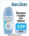 Aksa Becutan šampon i kupka 2u1, 400ml