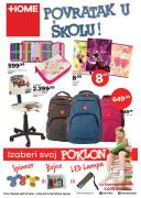 Katalog HOME školska akcija, katalog 18-31. august 2017