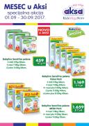 Katalog AKSA BabyLino akcija meseca, septembar 2017