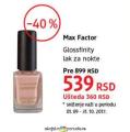 DM market Max Factor lak za nokte