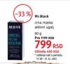 DM market Mr.Black Crna maska aktivni ugalj