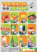 Katalog GOMEX vikend akcija, 6-8. oktobar 2017