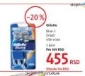 DM market Gillette Blue 3 brijači, 3/1