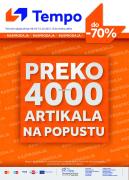 Katalog TEMPO rasprodaja, 9. oktobar do 31. decembar 2017