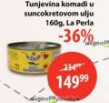 MAXI Tunjevina komadi u suncokretovom ulju La Perla, 160g