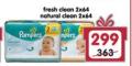 Aksa Pampers vlažne maramice, 2x64