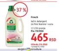 DM market Frosch tečni deterdžent za pranje veša, 1,5l