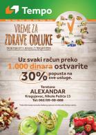 Akcija TEMPO zdrava ponuda, 11. januar do 7. februar 2018 68656