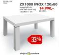 Forma Ideale Trpezarijski sto ZX100 Inox 120x80