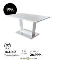 Vitorog salon nameštaja Trpezarijski sto Trapez