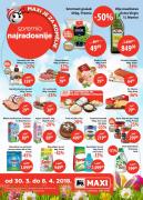 Katalog MAXI nedeljna akcija, 30. mart do 8. april 2018