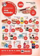 Katalog MAXI nedeljna akcija, 13-19. april 2018