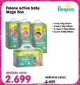 Aksa Pampers Active baby dry pelene Mega Box