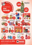 Katalog MAXI nedeljna akcija, 3-9. avgust 2018