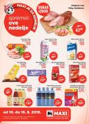 Katalog MAXI nedeljna akcija, 10-16. avgust 2018
