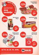 Katalog MAXI nedeljna akcija 19-25. oktobar 2018