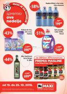 Akcija MAXI nedeljna akcija 19-25. oktobar 2018 77926