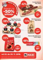 Akcija MAXI nedeljna akcija, 23-29. novembar 2018 79622