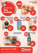 Katalog MAXI nedeljna akcija, 11-17. januar 2019