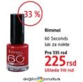 DM market Rimmel 60 Seconds lak za nokte